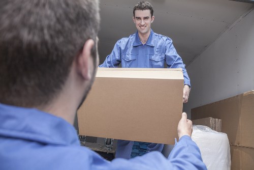 Packing and unpacking service support for Camden home move