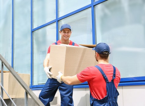 Commercial relocation logistics and furniture handling for Camden businesses