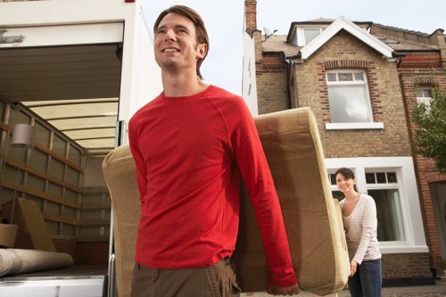 Local Camden moving team handling furniture and boxes