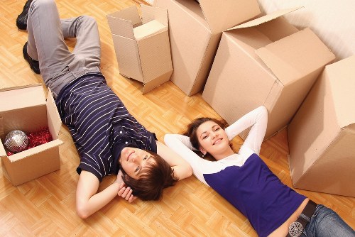 Local removals team handling a residential move in Camden