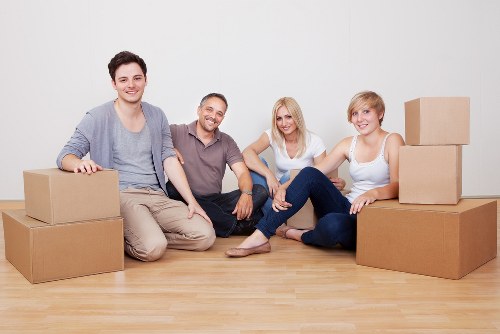 Local van moving furniture near Camden residential flats