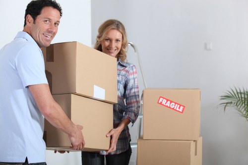 Office relocation materials and equipment for Camden business move