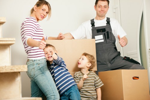 Preparing desks and office furniture for a Camden office move